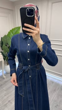 Exquise E26K06118029 İndigo Seleneıs Elbise 
