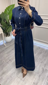Exquise E26K06118029 İndigo Seleneıs Elbise 