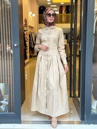 Exquise E26K06118263 Bej Lırıen Elbise