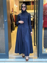 Exquise E26K06118263 Lacivert Lırıen Elbise