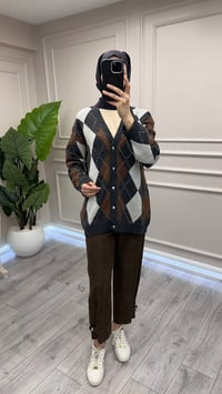 Exquise E26K06125007 Çok Renkli  Novais Triko Hırka