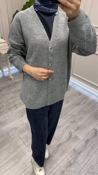 Exquise E26K06125007 Gri Novais Triko Hırka