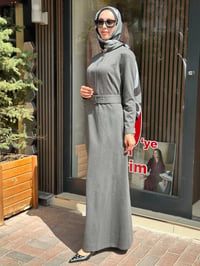 Exquise E26K06171003 Gri Starla Elbise