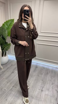 Exquise E26K06175003 Kahverengi Demetria Takım