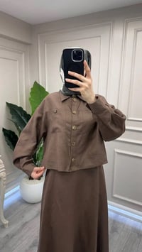 Exquise E26Y06205068 Kahverengi Seleneelle-Selenee Takım