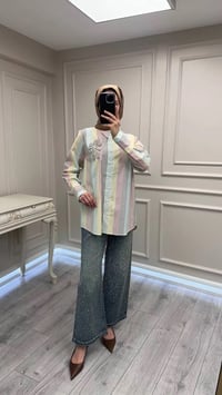 Exquise E26Y06208098 Çok Renkli Fauve Gömlek