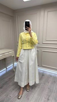 Exquise E26Y06208100 Sarı Felecia Gömlek