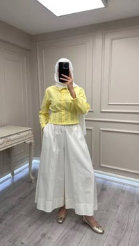 Exquise E26Y06208100 Sarı Felecia Gömlek