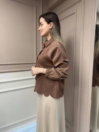 Ghisa 25YGSCKT3036 Kahve Mini Ceket
