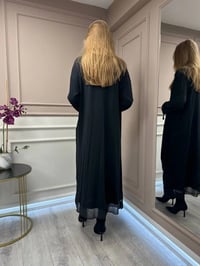 Ghisa 25YGSELB4855 Siyah Büzgü Detaylı Elbise