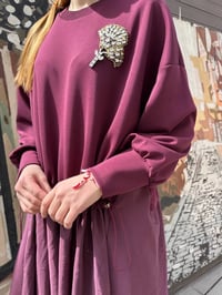 Ghisa 25YGSELB4959 Bordo Elbise