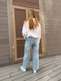 Ghisa 25YGSPNT8701 Mavi Taşlı Pantolon