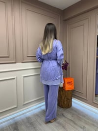 Ghisa 25YGSTKM3182 Lila Önü Bağlamalı İkili Takım