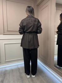 Ghisa 25YGSTKM4082 Kahve İkili Takım