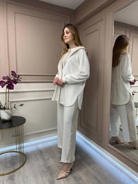 Ghisa 25YGSTKM4789 Ekru İkili Takım