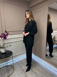 Ghisa 25YGSTKM4852 Siyah İkili Takım