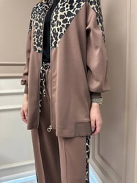 Ghisa 25YGSTKM4860 Kahve Leopar Detay Takım