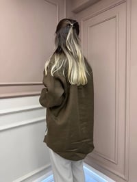 Ghisa 25YGSTNK4036 Kahve Nakış Detaylı Tunik