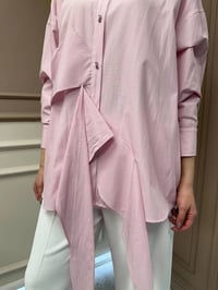 Ghisa 25YGSTNK4627 Pembe Çizgili Tunik