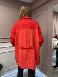 Ghisa 25YGSTNK4833 Kırmızı Taş Detaylı Tunik
