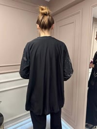 Ghisa 25YGSTNK4836 Siyah Taş Detaylı Tunik