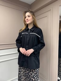 Ghisa 25YGSTNK4864 Siyah Taşlı Tunik