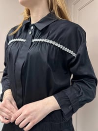 Ghisa 25YGSTNK4864 Siyah Taşlı Tunik