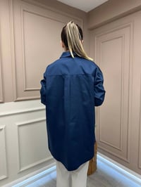 Ghisa 25YGSTNK4932 Lacivert Omzu Detaylı Tunik