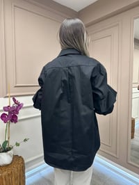 Ghisa 25YGSTNK4986 Siyah Kol Detaylı Tunik