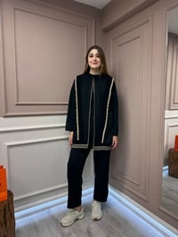 Ghisa 25YGTKM4810 Siyah İkili Takım