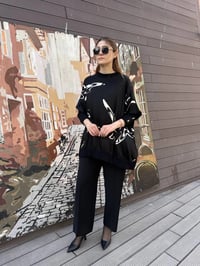 Ghisa 25YÖRTNK4016 Siyah Tunik