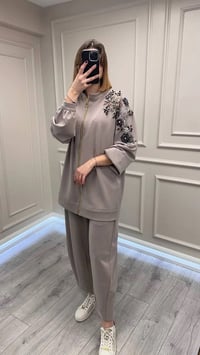 Ghisa 26KGSTKM3260 Taş Yakası Taş İşlemeli Takım