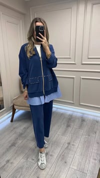 Ghisa 26KGSTKM4066 Sax Gömlek Detaylı Takım