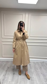 Ghisa 26KGSTRN2687 Camel Kemerli Trençkot