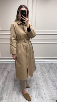 Ghisa 26KGSTRN2687 Camel Kemerli Trençkot