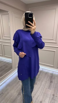 Ghisa 26KOBTNK4206 Mor Tunik