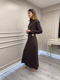 Ghisa 3610E4329 Kahverengi Elbise