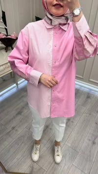 Ghisa 3610G4311 Pembe Arkası Detaylı Gömlek