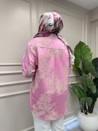 Ghisa 3610G4311 Pembe Arkası Detaylı Gömlek