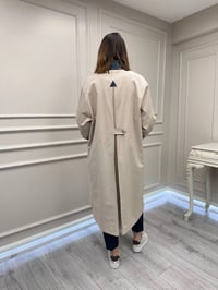 Ghisa 3610T2700 Bej Bilek Ve Yaka Detaylı Trenç