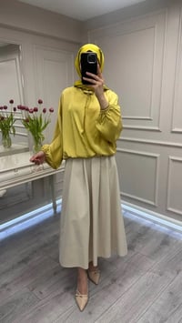 Ghisa 3610T4328 Asit Yaka Detaylı Tunik