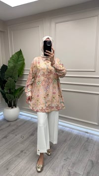 Ghisa 3610T4448 Pembe Tunik 