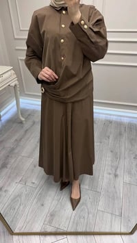 Ghisa 3610T9181 Kahve Etekli İkili Takım