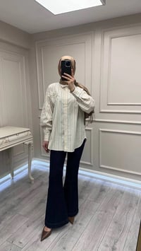 Ghisa 3611P8080 Mavi Kot Pantolon