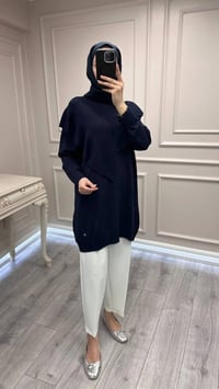 Ghisa 3620T4325 Lacivert Merserize Tunik