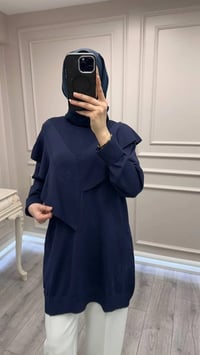 Ghisa 3620T4325 Lacivert Merserize Tunik