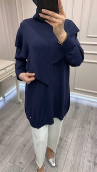 Ghisa 3620T4325 Lacivert Merserize Tunik