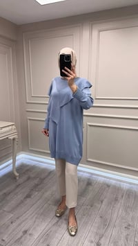 Ghisa 3620T4325 Mavi Merserize Tunik