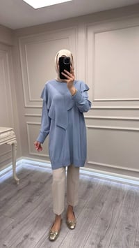 Ghisa 3620T4325 Mavi Merserize Tunik