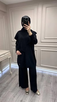 Ghisa 3620T4325 Siyah Merserize Tunik